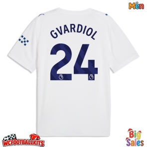 Manchester City Josko Gvardiol #24 Replica Third Stadium Shirt 2026-27 Short Sleeve